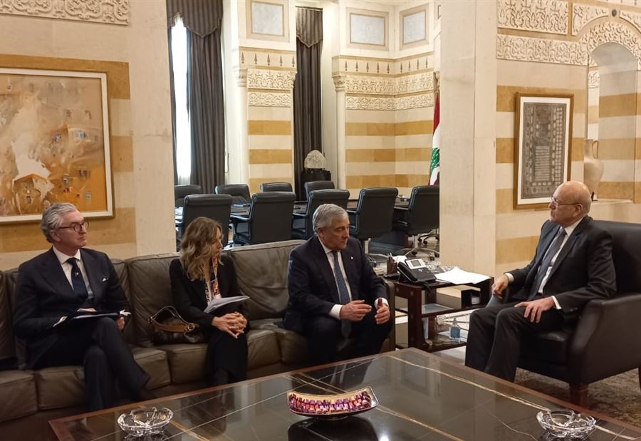 دعمٌ إيطالي مستمر... تفاصيل زيارة تاياني إلى لبنان