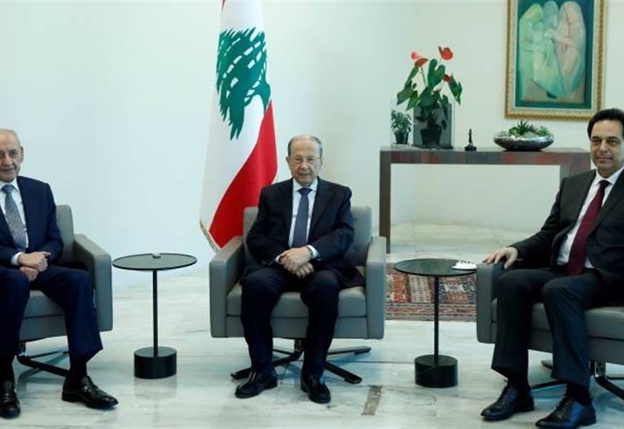 الرؤساءُ الثلاثةُ غادروا لبنان 