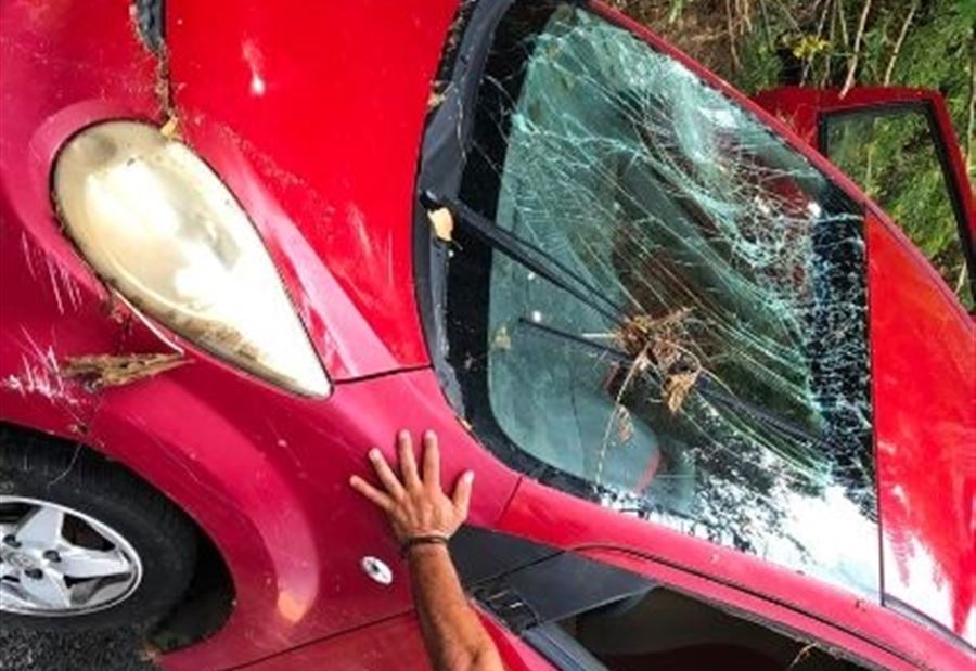 بالفيديو: لحظة إنتشال السيارة بعد العثور على جثّة العسكري المتقاعد