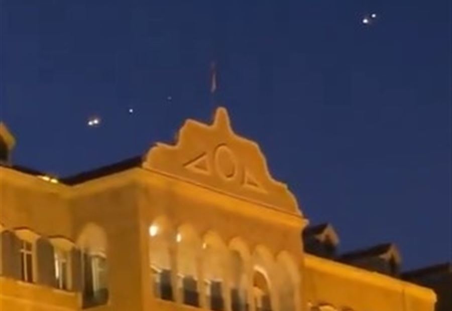 بالفيديو: إسرائيل تُلقي بالونات حرارية فوق السراي الحكومي 