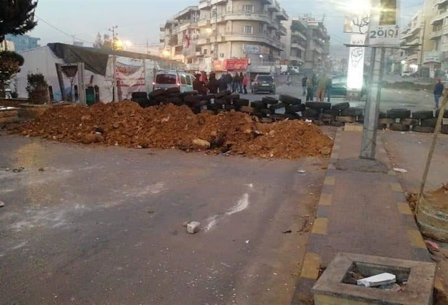 الطرقات المقطوعة مساء الجمعة 