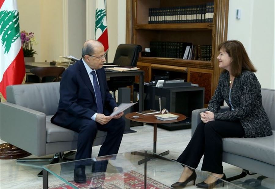 هذا ما سلمه الرئيس عون للسفيرة الأميركية هذا ما سلمه الرئيس عون للسفيرة الأميركية