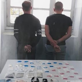 بالصورة: توقيف مروجي مخدرات في خلدة