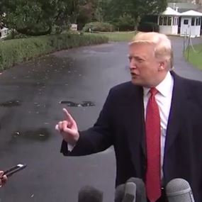 بالفيديو: ترمب يعنف صحفية ويستهزئ بها! 