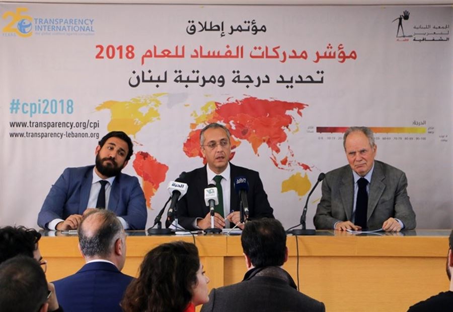 إليكم مرتبة لبنان في مؤشر مدركات الفساد