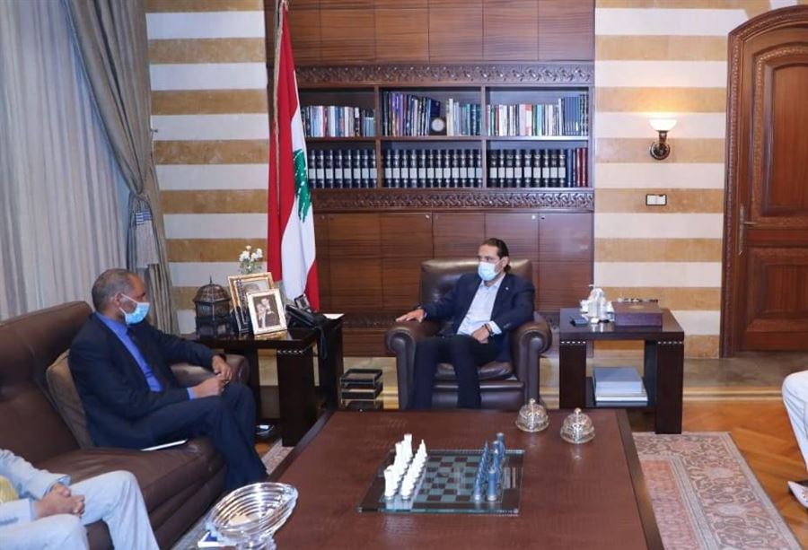 لقاءات دبلوماسية للحريري في بيت الوسط 