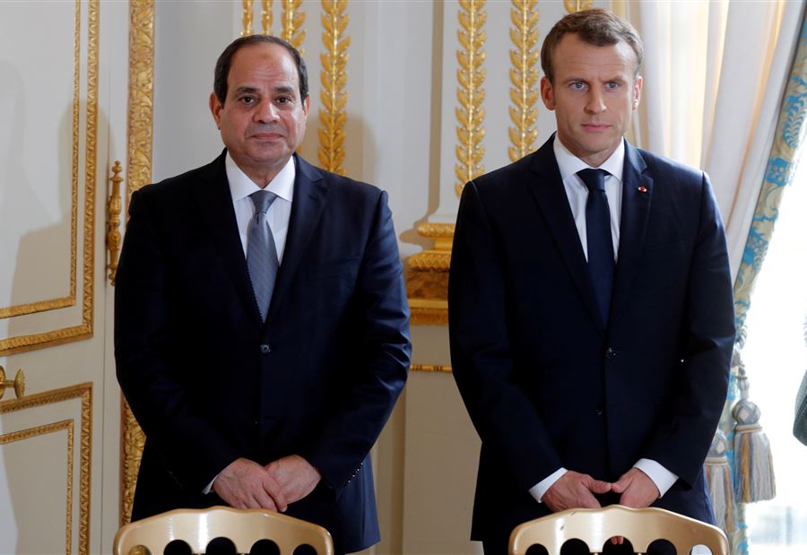 قمة مصرية فرنسية اليوم بالقاهرة