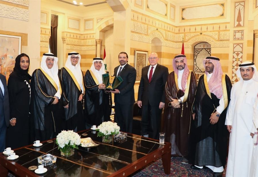وفد "الشورى السعودي" في السراي الحكومي