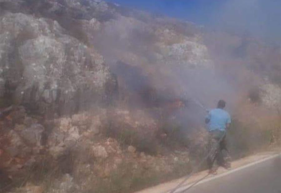 النيران تهبُّ في خراج ميس الجبل... ومناشداتٌ للتدخل 