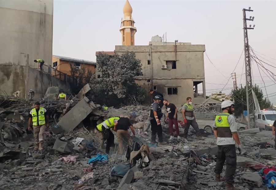 حصيلة محدثة للغارة الإسرائيلية على مبنى في صور