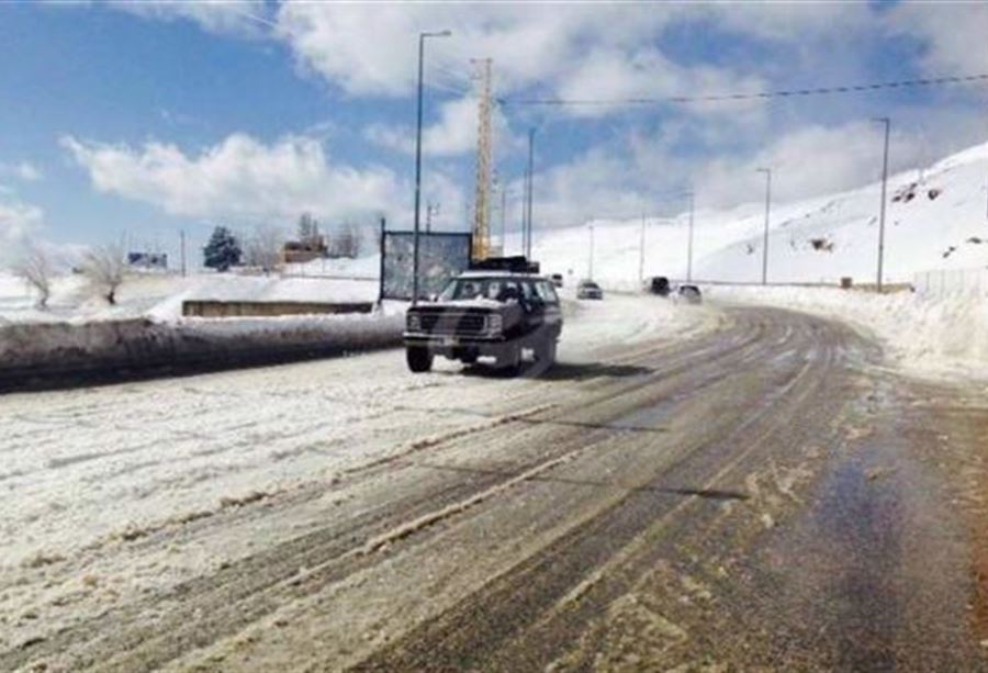 اليكم حالة طريق ضهر البيدر صباحًا اليكم حالة طريق ضهر البيدر صباحًا
