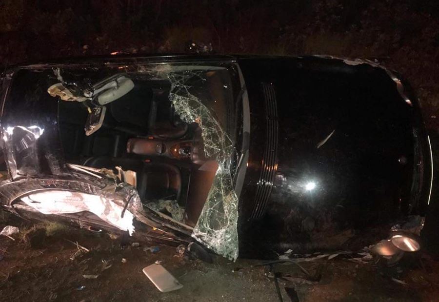 بالصور: جريحة بحادث سير مروع  في عجلتون 