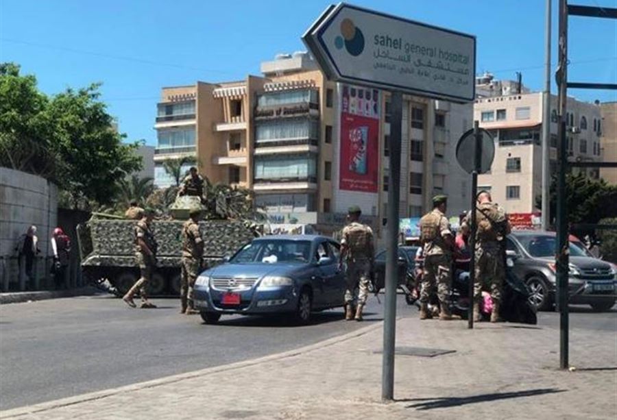 إنتشارٌ كثيفٌ للجيش في الضاحية... بسبب سائق سيّارة!