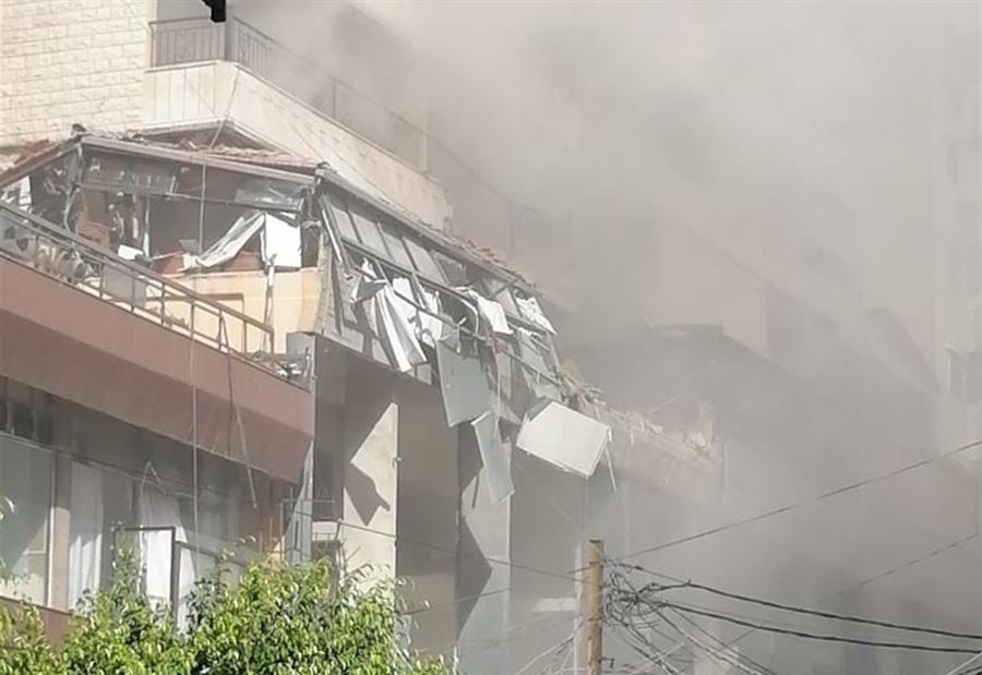 "مباشرةً"... 4 مسؤولين إسرائيليين شاهدوا غارة الضاحية! (صورة)