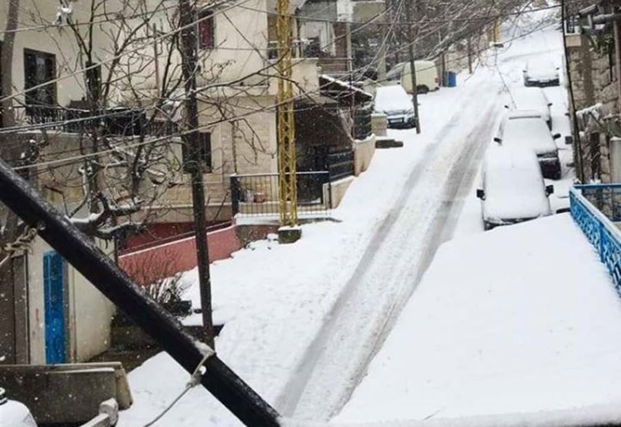 الثلوج تعزل جرود الضنية.. انزلاقات وحوادث