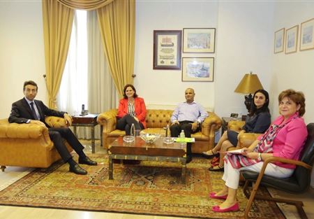 شبيب يبحث مع وفد من اليونيسيف أوضاع الأطفال في بيروت