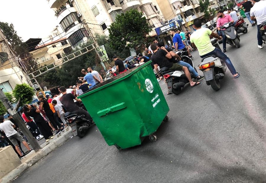 بالفيديو: الطرقات المقطوعة في الضاحية الجنوبية 