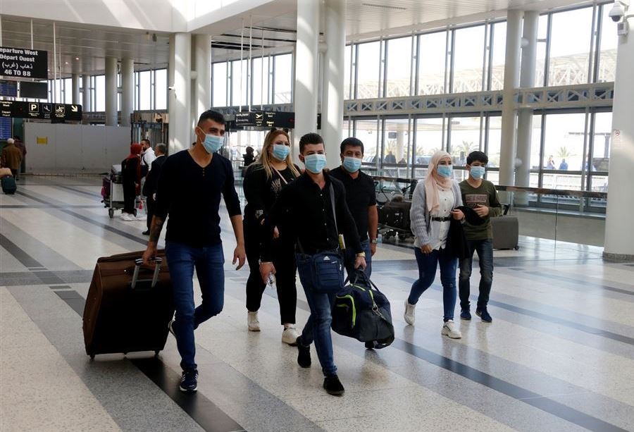 نتائج فحوص "كورونا" للوافدين الى بيروت