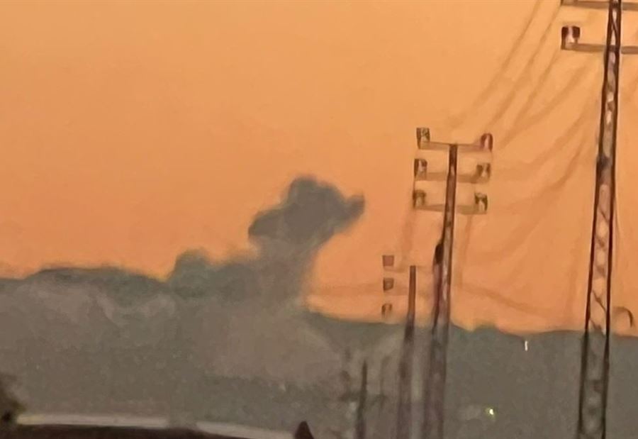 بالصورة: "جرحى" في غارة جوية على مجدل زون