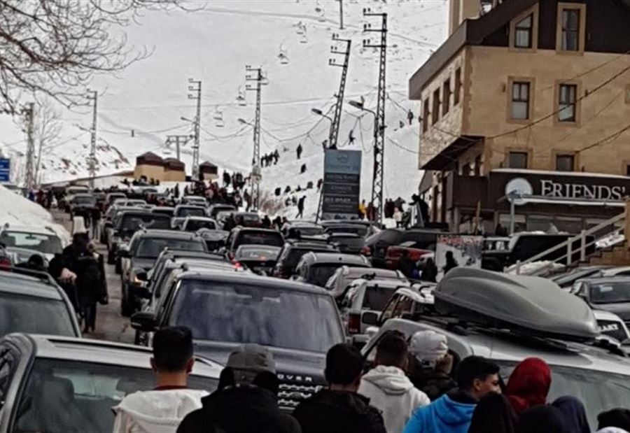 صور زحمة في مراكز التزلج... بيان من "الشباب والرياضة"
