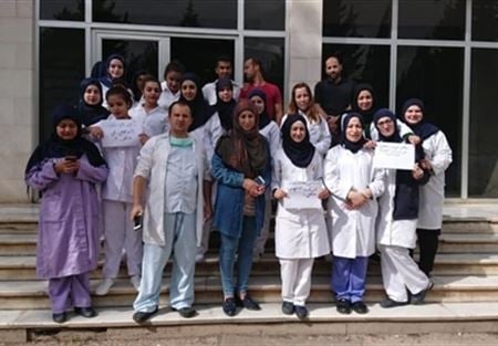 إعتصام تحذيري لعمال مستشفى بعلبك الحكومي