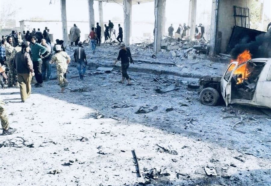 بالفيديو: قتلى وجرحى بانفجار سيارة مفخخة في سوريا 