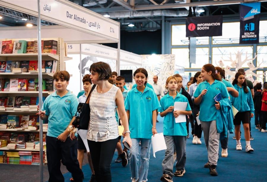 بالصور: حصّة كبيرة لطلاّب المدارس في معرض لبنان الدولي للكتاب 