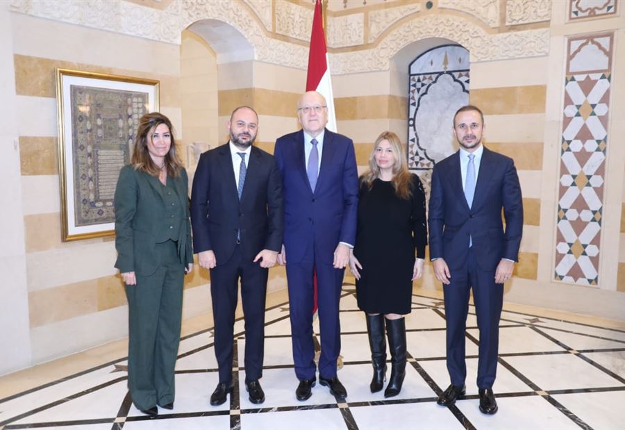 ميقاتي يستقبل وفدًا من شركة OMT