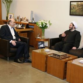 جعجع عرض التطورات مع رئيس اللقاء العلمائي