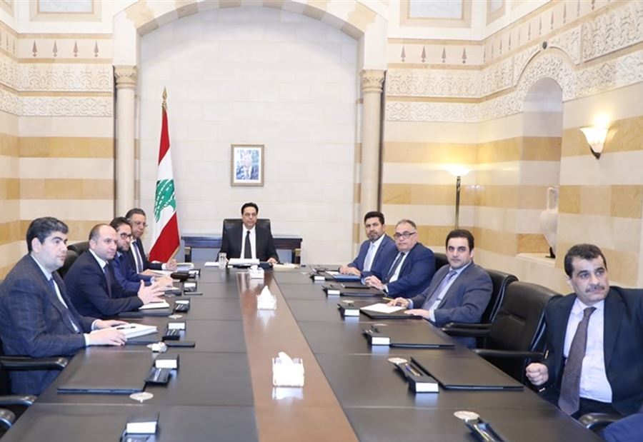 دياب ترأس اجتماعًا عرض تنفيذ خطة استكشاف النفط والغاز