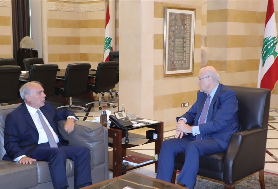 ميقاتي استقبل رحمة في السراي