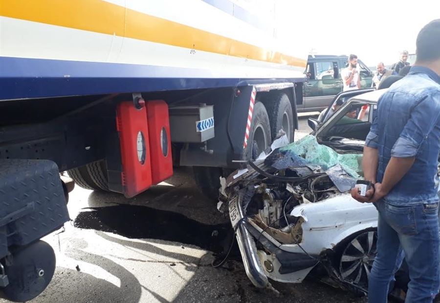 بالصور: 8 جرحى جراء حادث مروع في عاليه