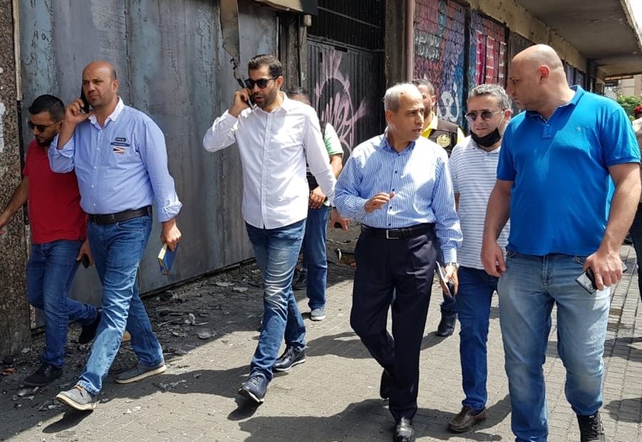 خير تفقد أضرار المواجهات في طرابلس