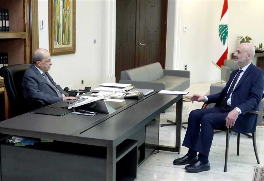 "الأوضاع الأمنية" بين عون ومولوي