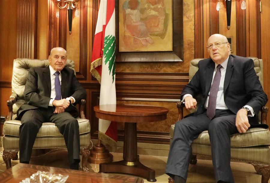 ميقاتي بعد لقائه برّي: وصلنا الى مرحلة صعبة... أستغرب!