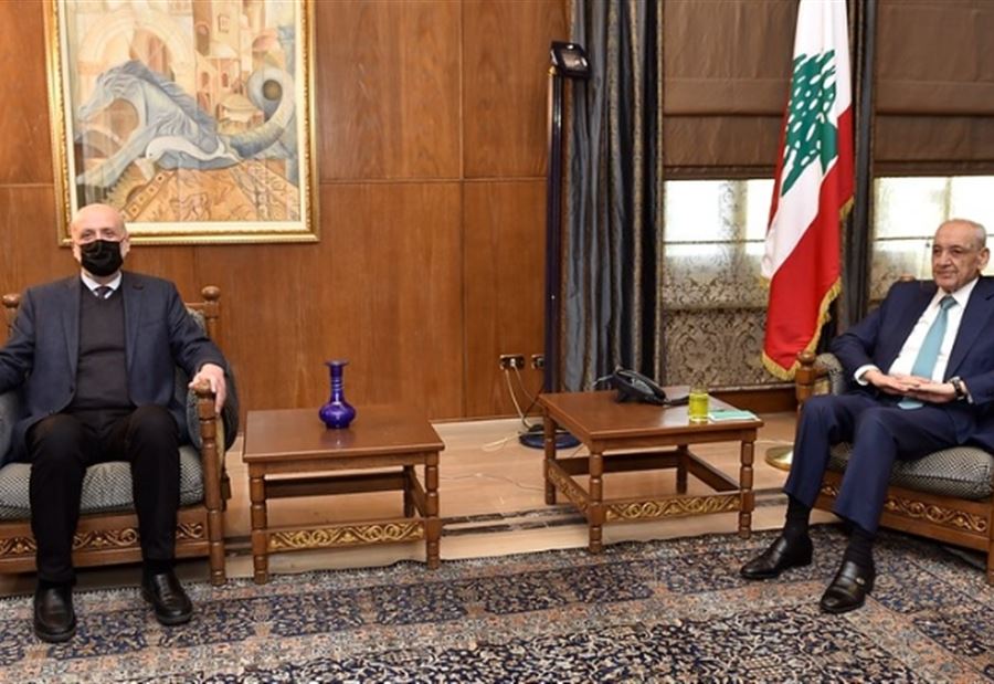 بري ناقش التحضيرات للانتخابات النيابية مع مولوي