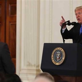 بعد عقوبة البيت الأبيض.. "عدوّ الشعب" يلاحق ترامب إلى باريس بعد عقوبة البيت الأبيض.. "عدوّ الشعب" يلاحق ترامب إلى باريس