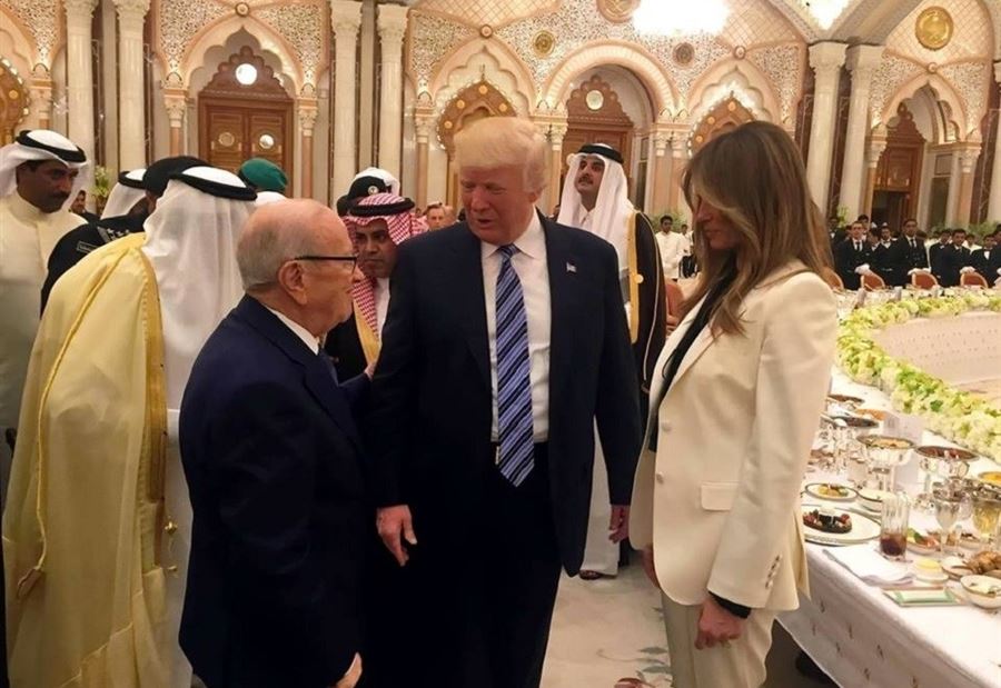 هذا ما قاله ترمب وزوجته عن السبسي 
