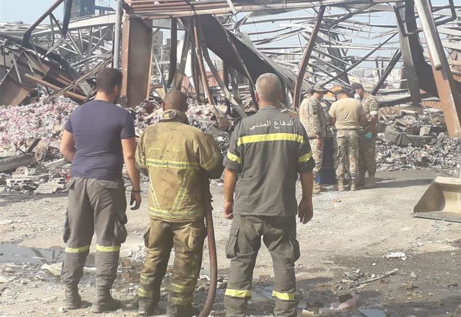 بعد 104 أيام على إنفجار المرفأ... عملياتُ البحث مُستمرة  بعد 104 أيام على إنفجار المرفأ... عملياتُ البحث مُستمرة