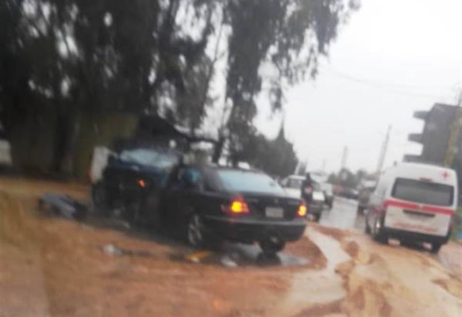 بالصورة: 4 جرحى في حادث سير على طريق بطرام الكورة بالصورة: 4 جرحى في حادث سير على طريق بطرام الكورة