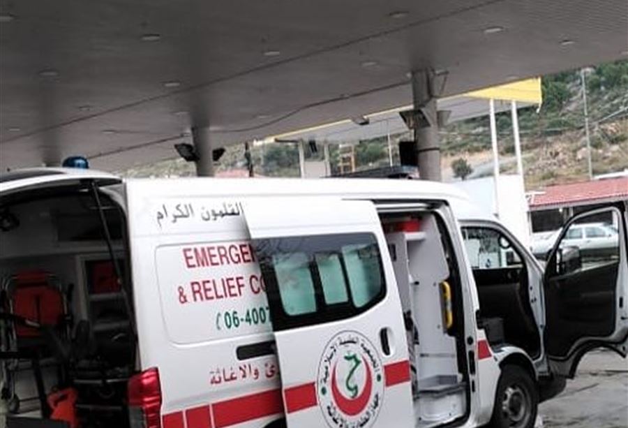 حريق داخل محطة بنزين على أوتوستراد القلمون