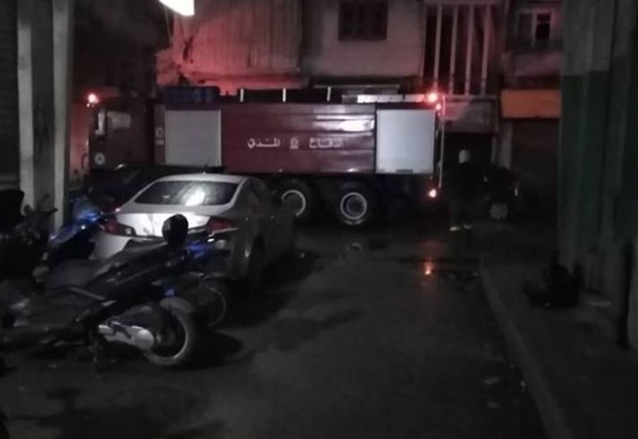 بالصور: حريق داخل شقة في برج حمود بالصور: حريق داخل شقة في برج حمود