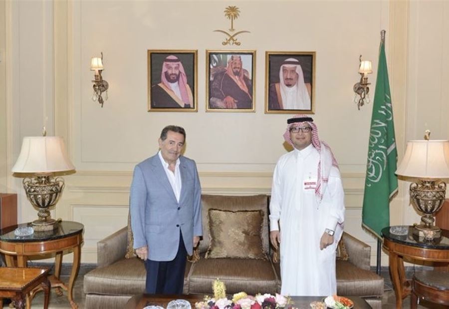 بطرس حرب بضيافة السفير السعودي 