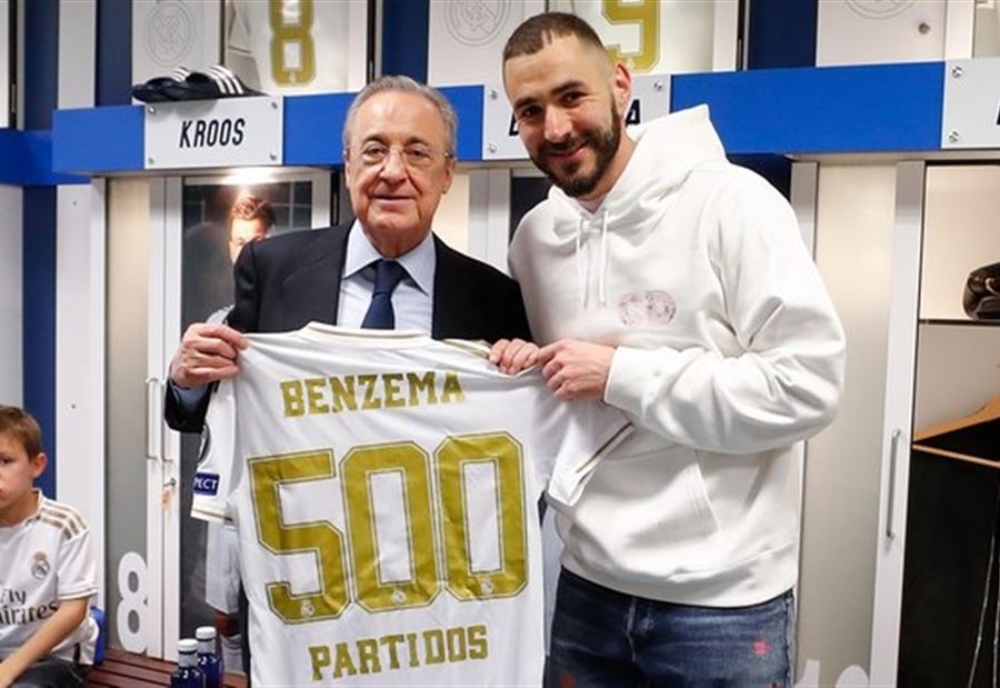 هدية من رئيس ريال مدريد الى بنزيما