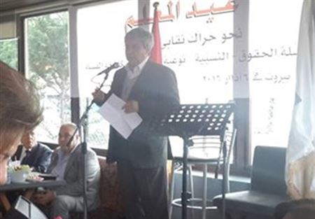 غريب:  كونوا معنا في 19 آذار لاطلاق حراك نقابي 