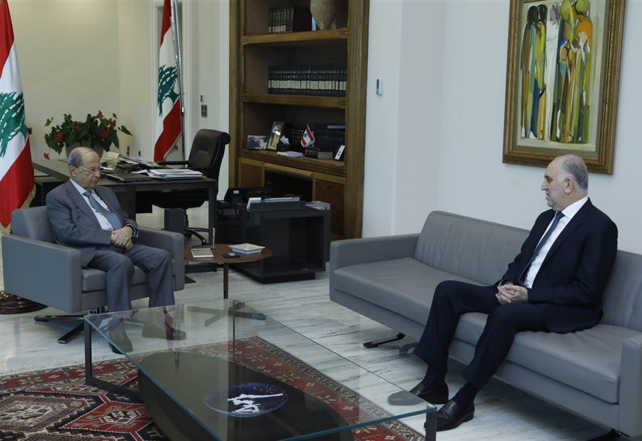 الأوضاع الأمنية بين عون وفهمي 