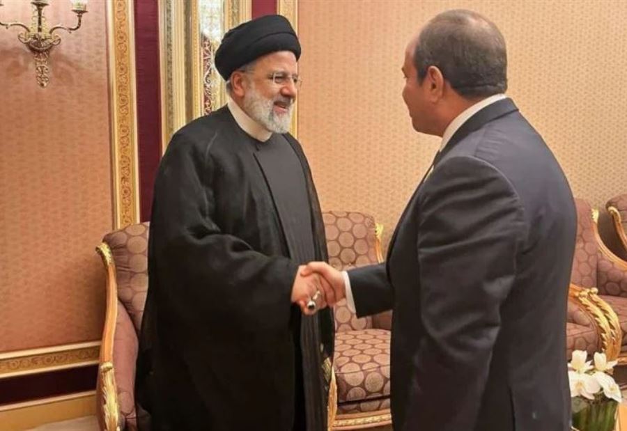 رسائل إسرائيلية غير مباشرة في صورة للسيسي مع رئيسي!