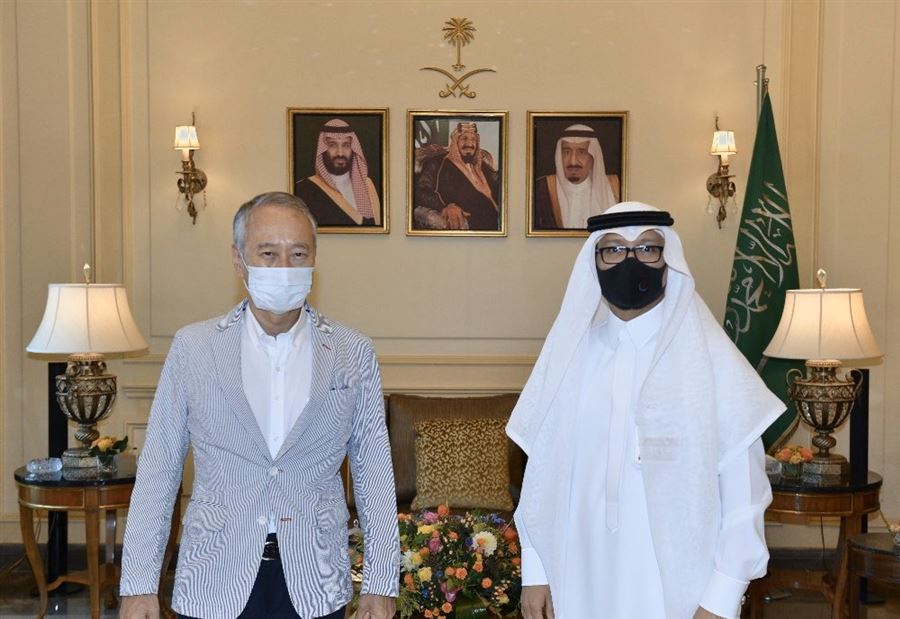 بخاري يَلتقي السفير الياباني