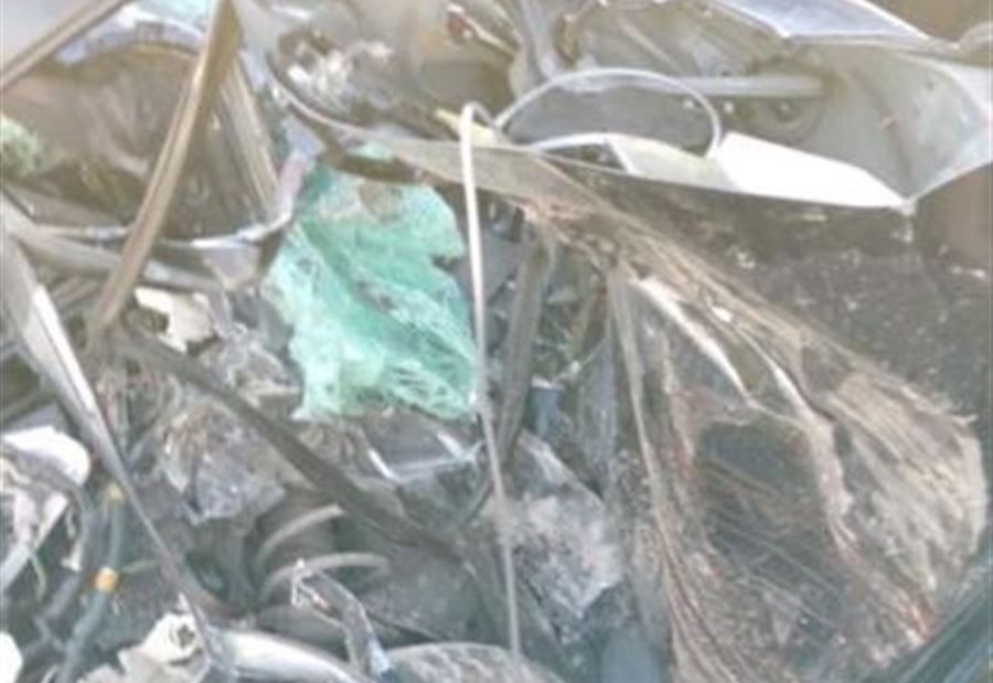 بالصور: 3 جرحى في حادث مروّع على طريق رياق