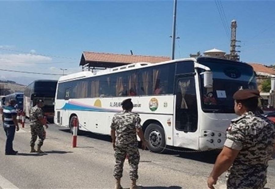 دفعة جديدة من النازحين تغادر الى سوريا غداً 